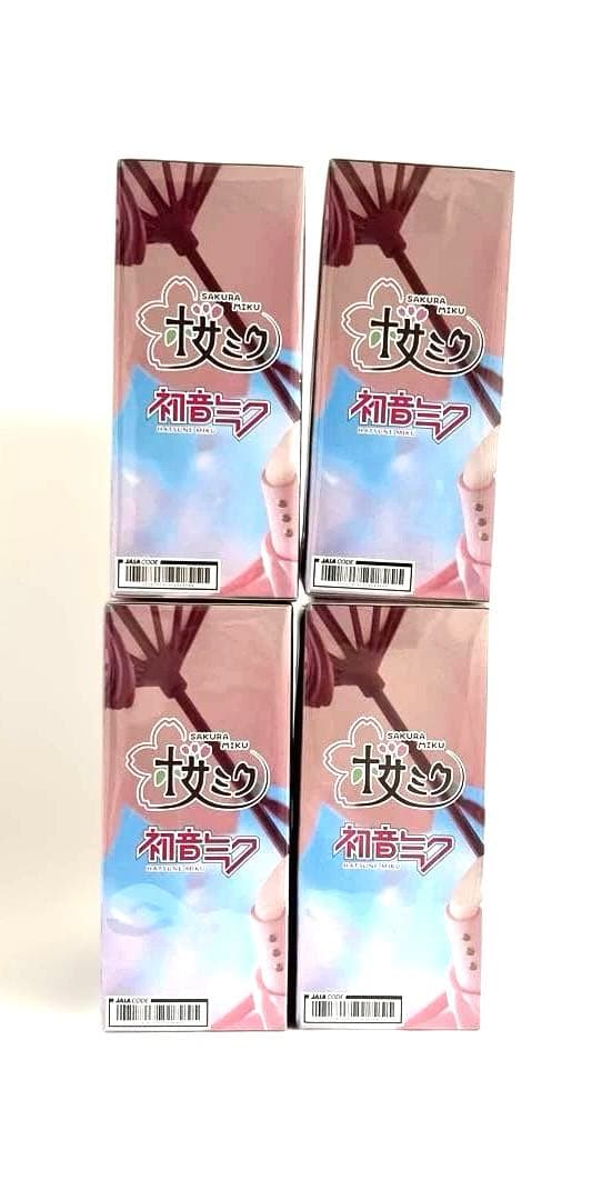 【未開封】初音ミク 桜ミク AMP＋ フィギュア 〜桜ドレスver.〜4個セット