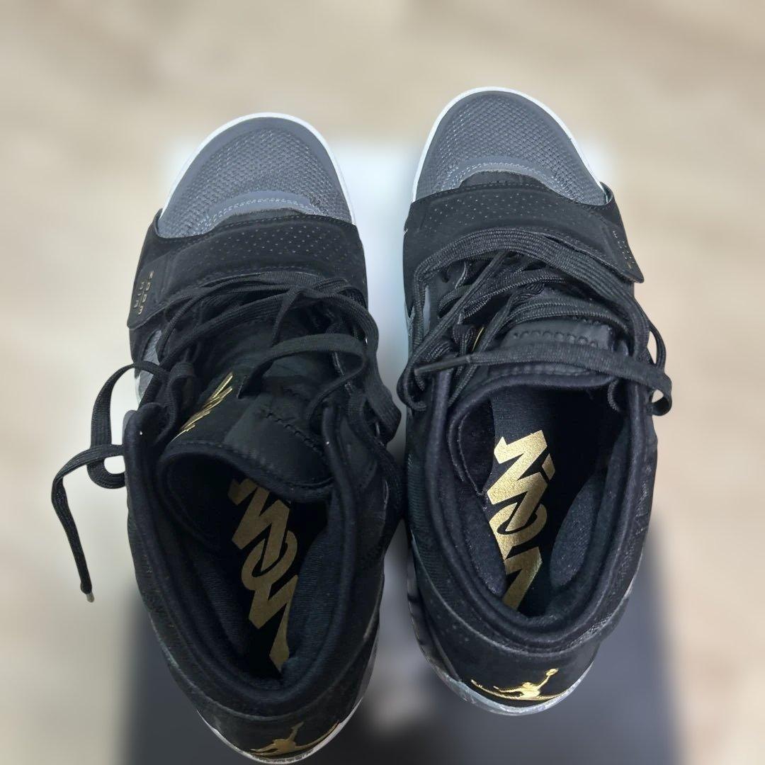 Jordan バスケットボールシューズ グレー/ブラック　ザイオン2