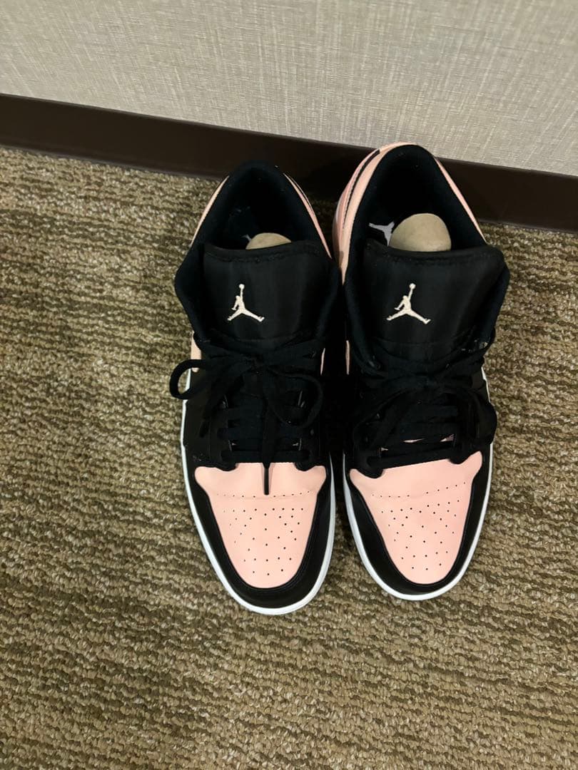 Nike Air Jordan 1 Low 黒/ピンク 31cm