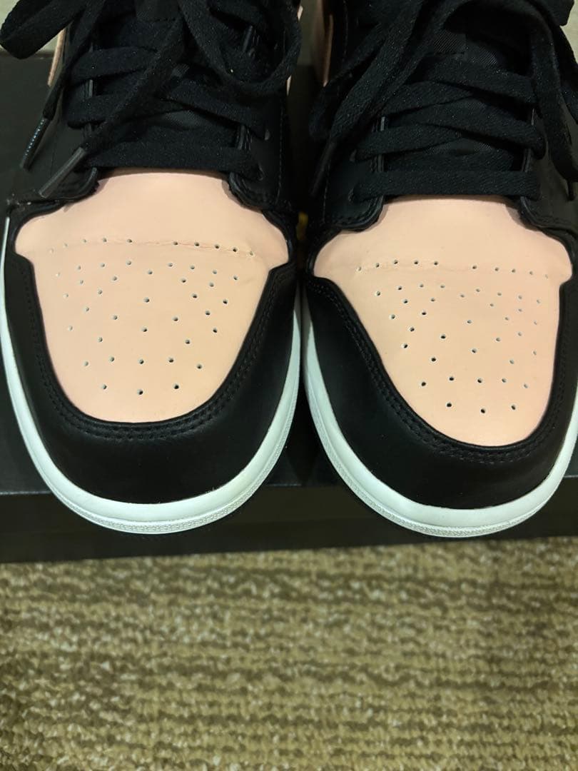 Nike Air Jordan 1 Low 黒/ピンク 31cm