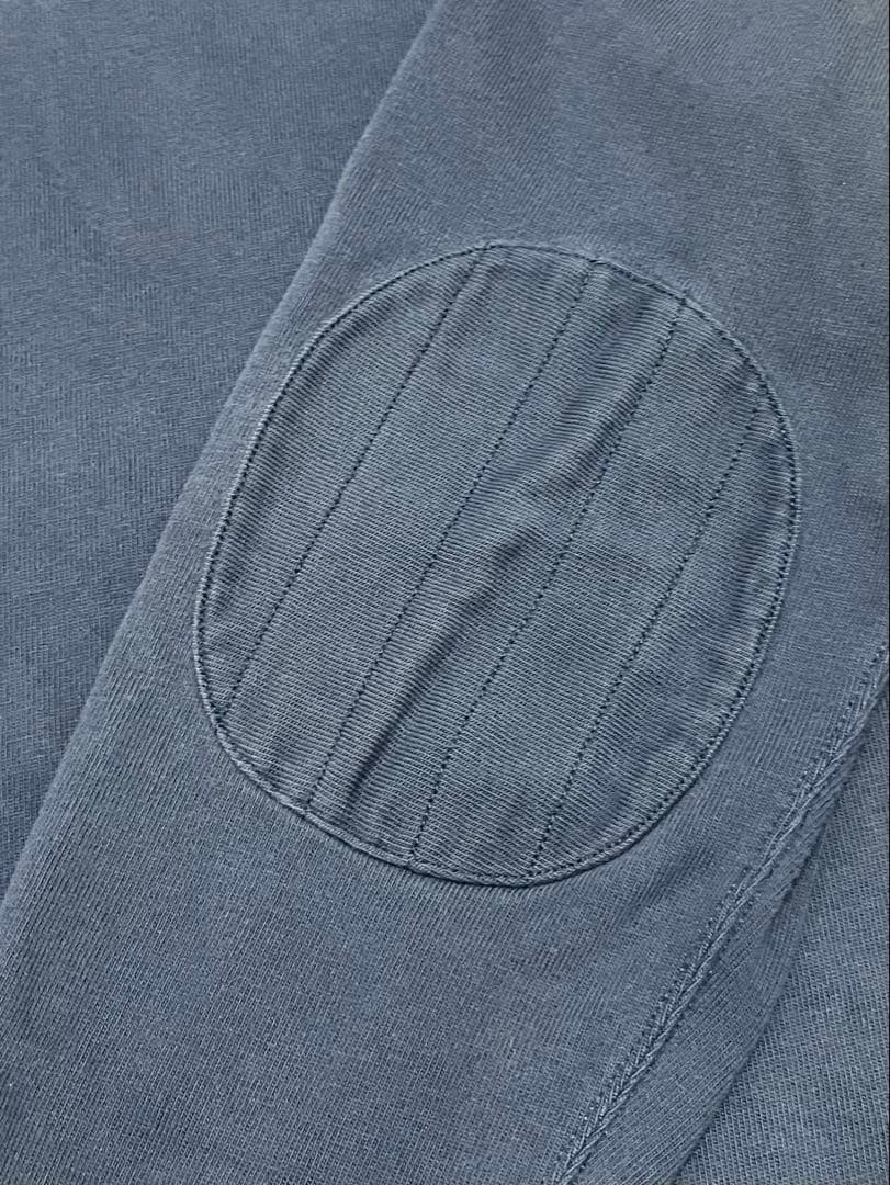 90s ポロラルフローレン　ネイビー ラガーシャツ　ロゴ　エルボーパッチ　XL