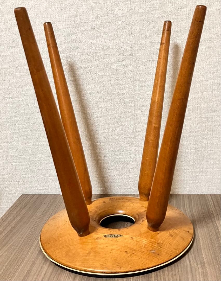 天童木工 オールド リングスツール 黒　希少 ヴィンテージ アンティーク
