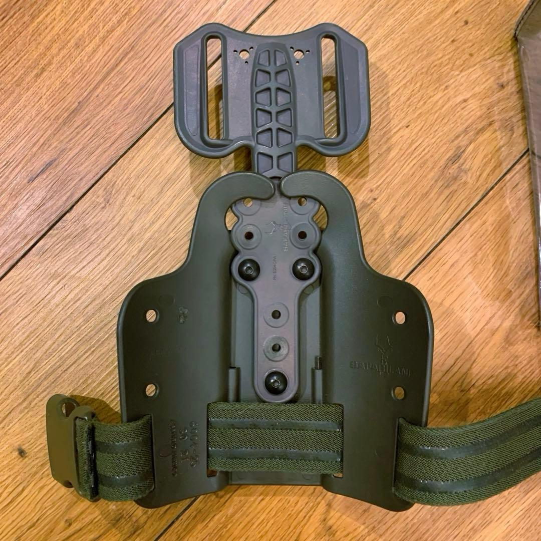 実物 SAFARILAND レッグシュラウド DFA＆QLS22付 ホルスター