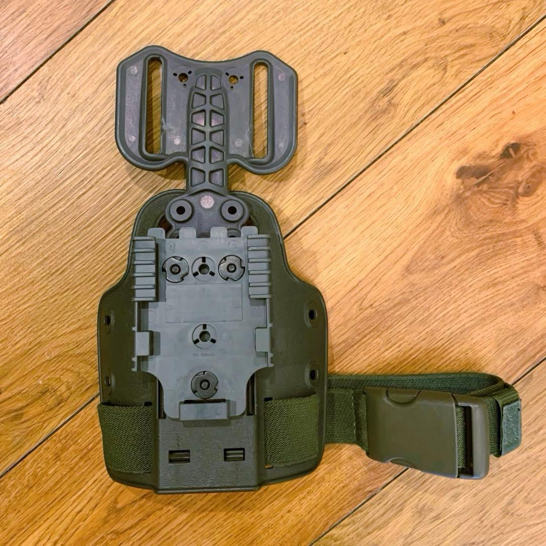 実物 SAFARILAND レッグシュラウド DFA＆QLS22付 ホルスター