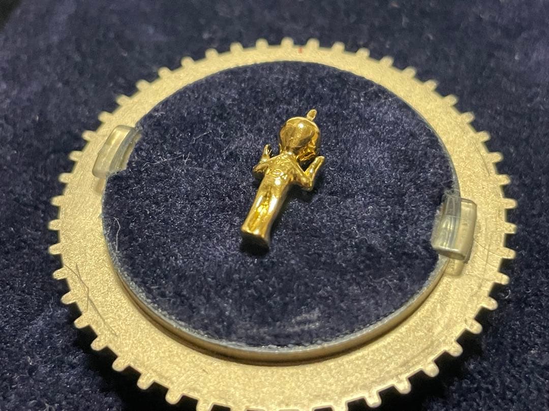 日清食品 ゴールド U.T. 13mm 純金フィギュア K24 宇宙人 懸賞品