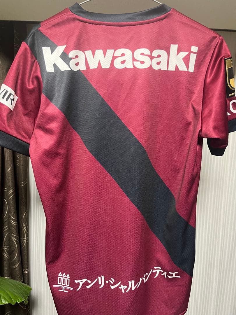 Vissel Kobe サッカーユニフォーム Lサイズ バーガンディ