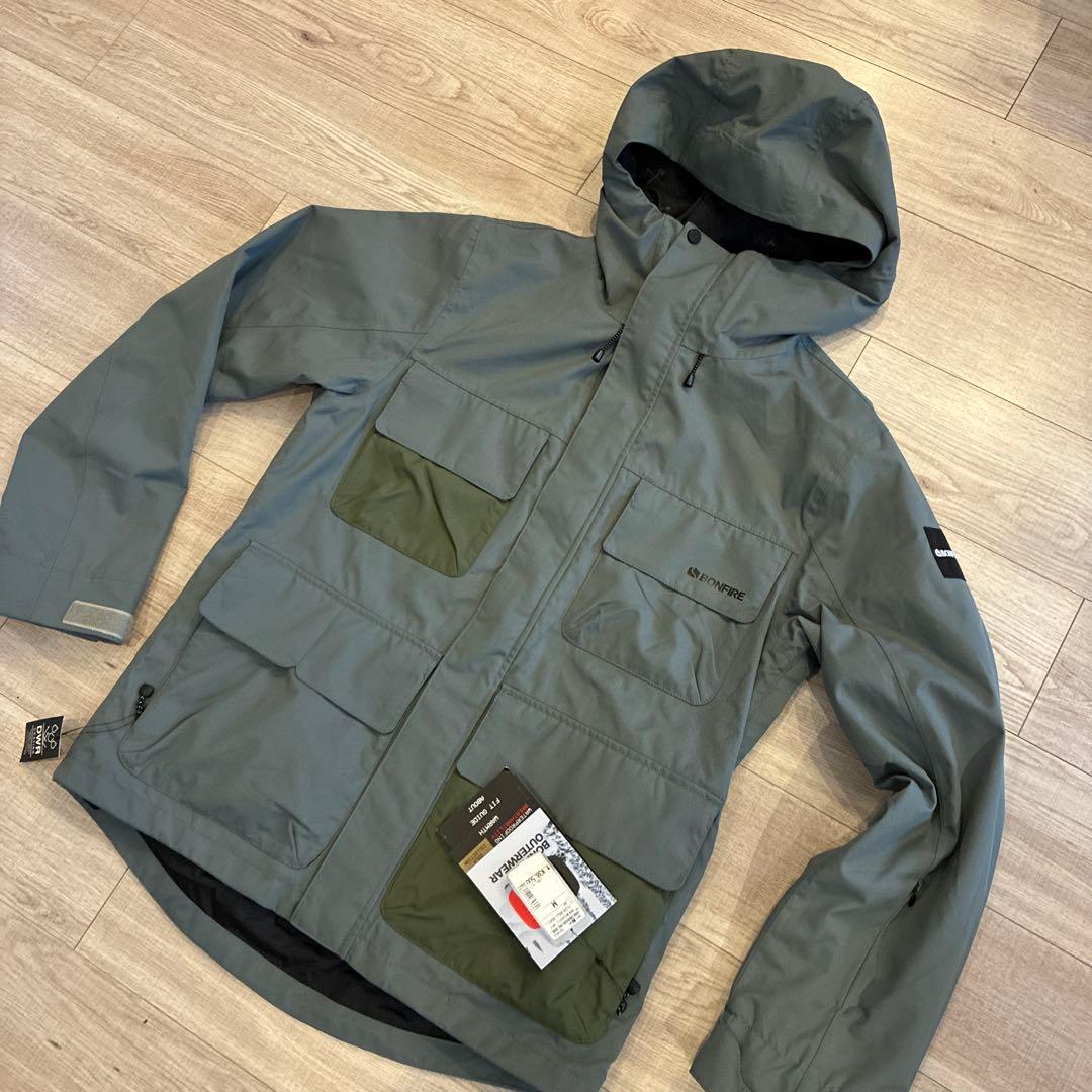 定価3.9万 ボンファイアスノーボード PITCH SHELL JACKET M