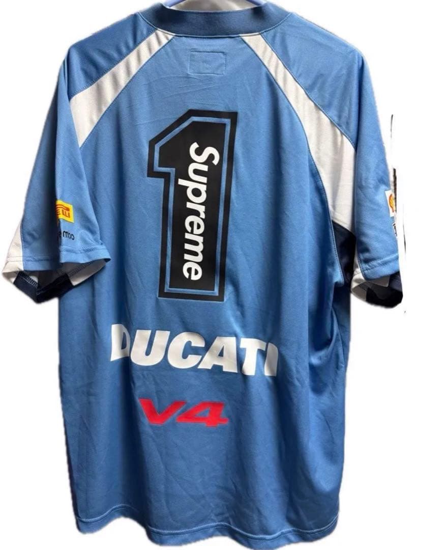 ウェア Supreme DUCATI Soccer Jersey blue L