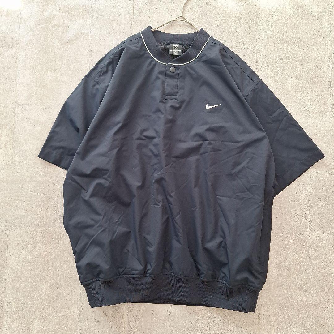 ナイキ NIKE ゴルフ プルオーバー ピステ 刺繍ロゴ ナイロンジャケット L