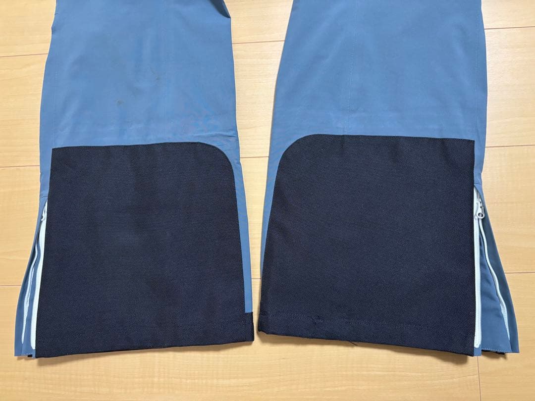 アンファッジ unfudge SMOKE BIB PANTS ブルーグレー　 Ｍ