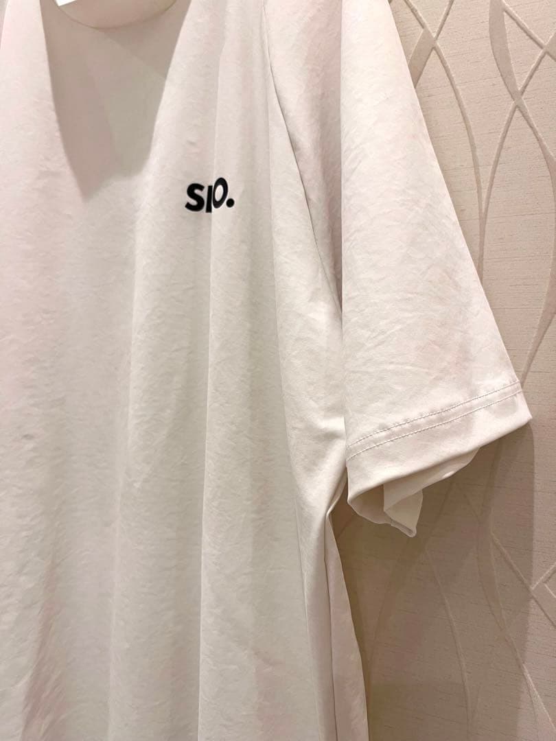 SLDO. ハイネックホワイトTシャツ　XXL