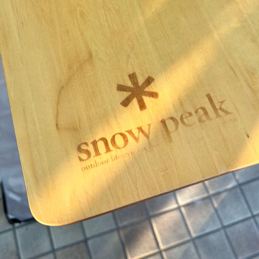 【廃盤】 peak ワンアクション　テーブル　シナベニア天板　美品