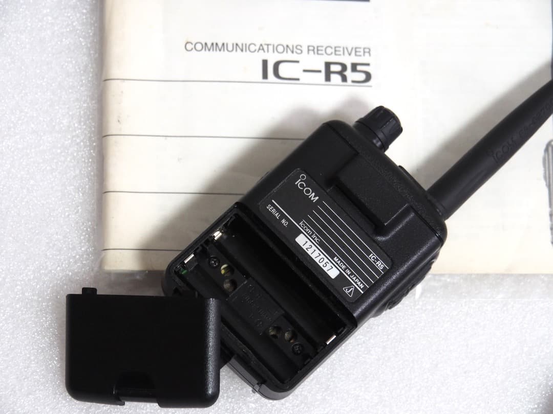 ICOM IC-R5 受信機 取扱説明書付き