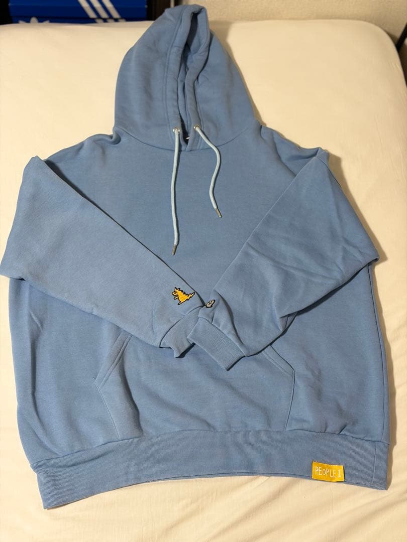 PEOPLE 1 \"怪獣とゴースト\"HOODIE / LIGHT BLUE XL