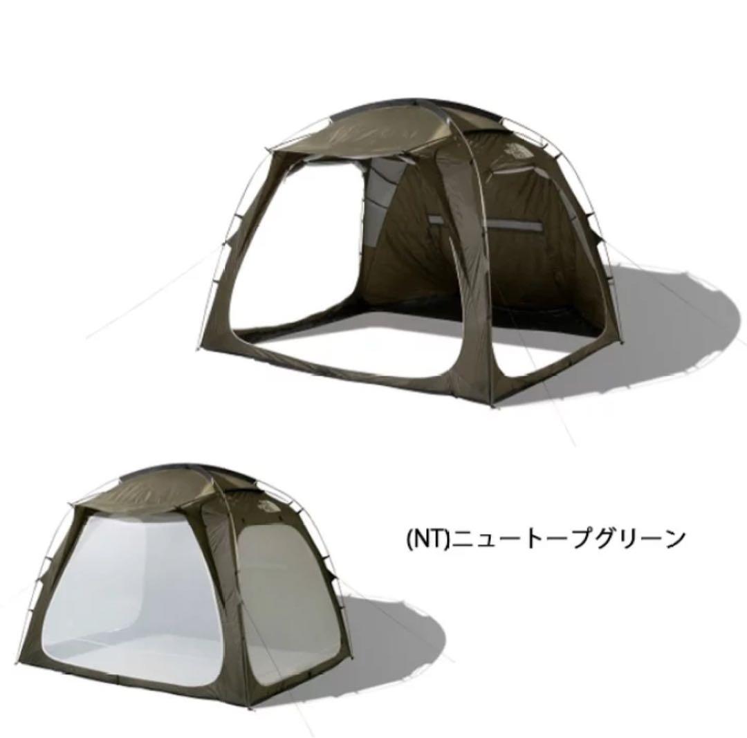 ほぼ未使用　タグ付　シェルター　テント　ザノースフェイス　ホームステッドシェイド