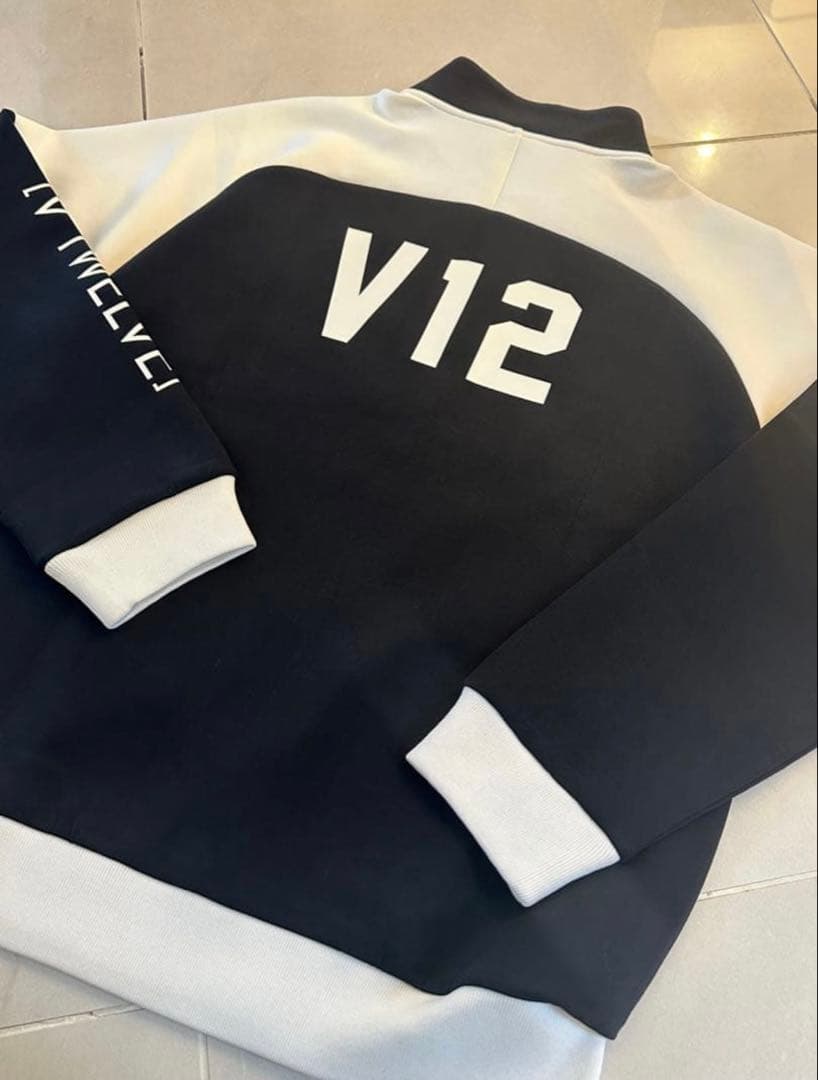 V12 ハーフジップ　スウェット　XL V122420-SW12 セットアップ