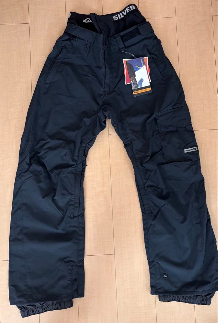 最終値下【新品未使用タグ付き】QUIKSILVER スノーボードパンツ ブラック