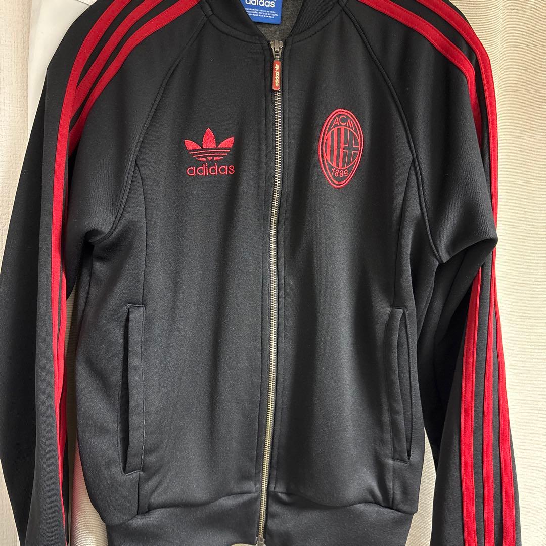 adidas ACミラン ジャージ 黒赤
