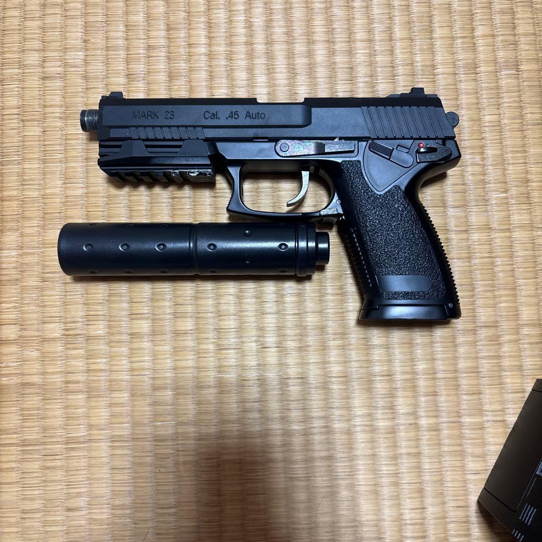 S||S ガスガン MK23 サプレッサー付き