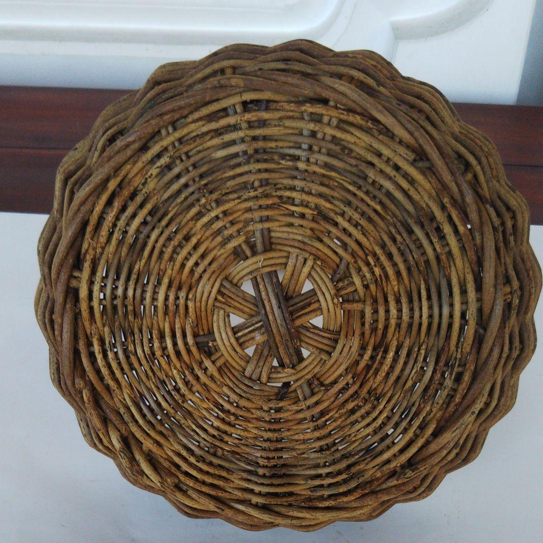 アケビの蔓(つる)  篭   バスケット