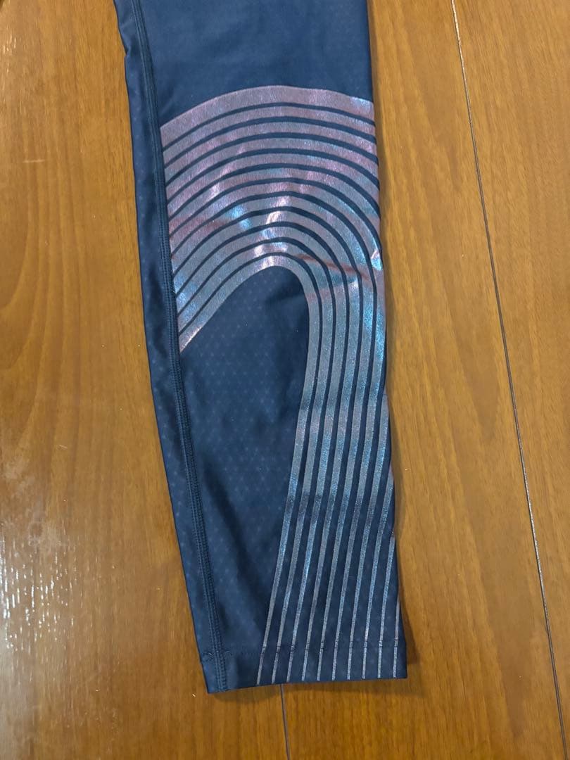 超希少　Nike ドライフィット　ロングタイツ ネイビー