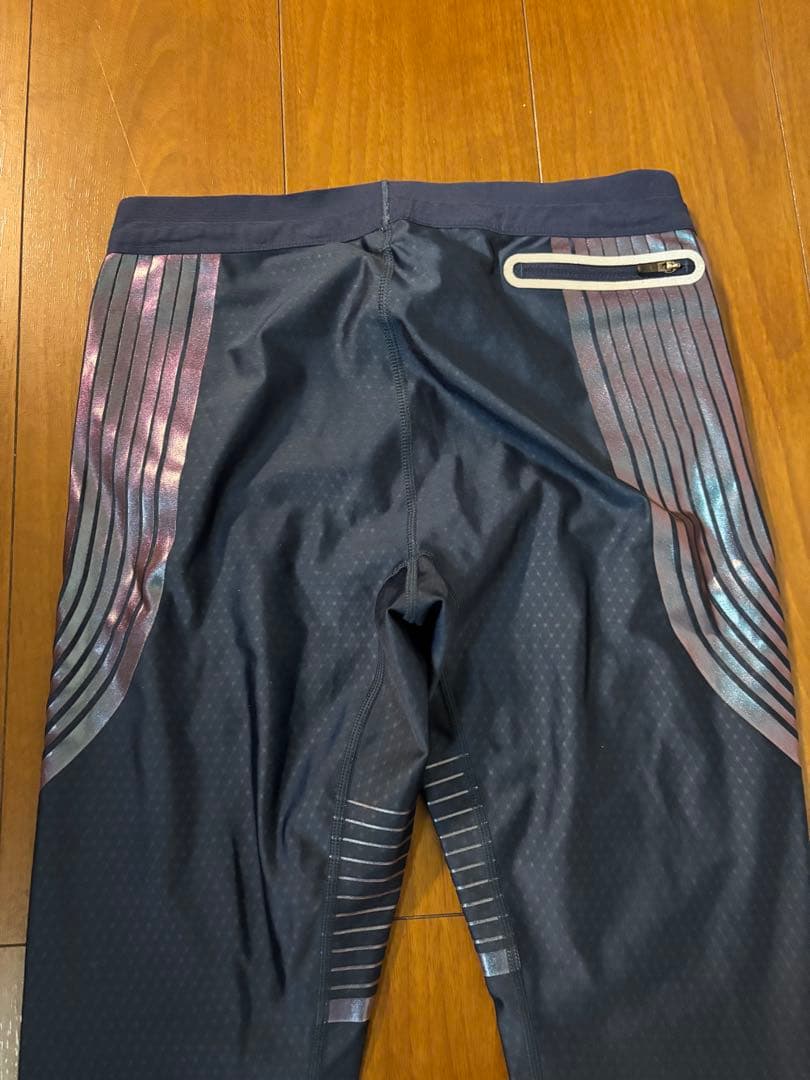 超希少　Nike ドライフィット　ロングタイツ ネイビー