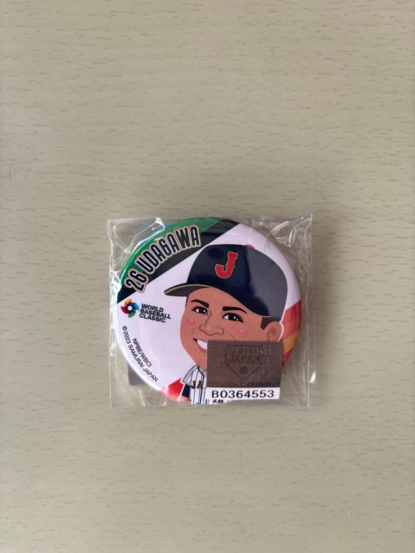 野球日本代表ガチャガチャ　缶バッチ