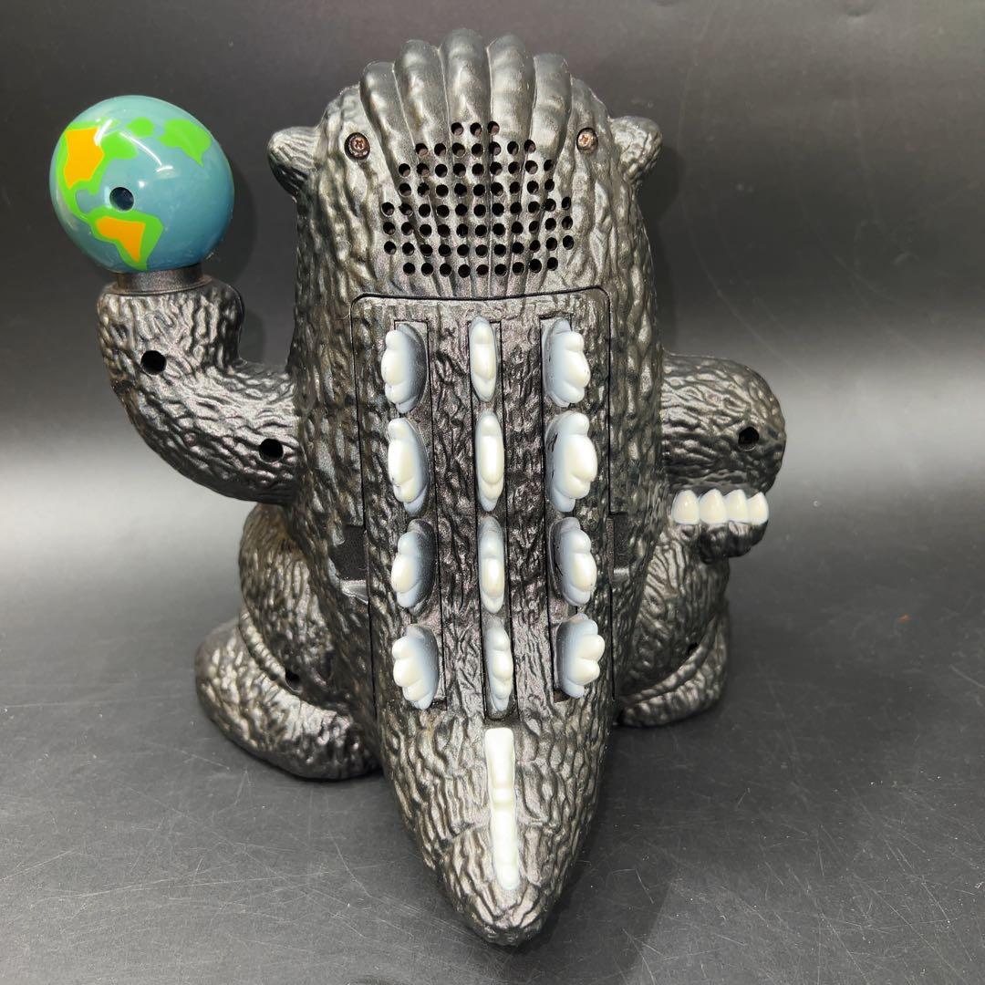 【動作品】置き時計 ゴジラ GODZILLA 目覚まし時計 おしゃべり 当時物