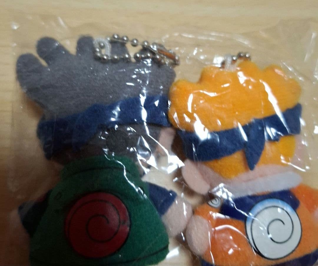 ジャンプ応募者サービス　NARUTO　ナルト・カカシ　キーチェーンマスコット