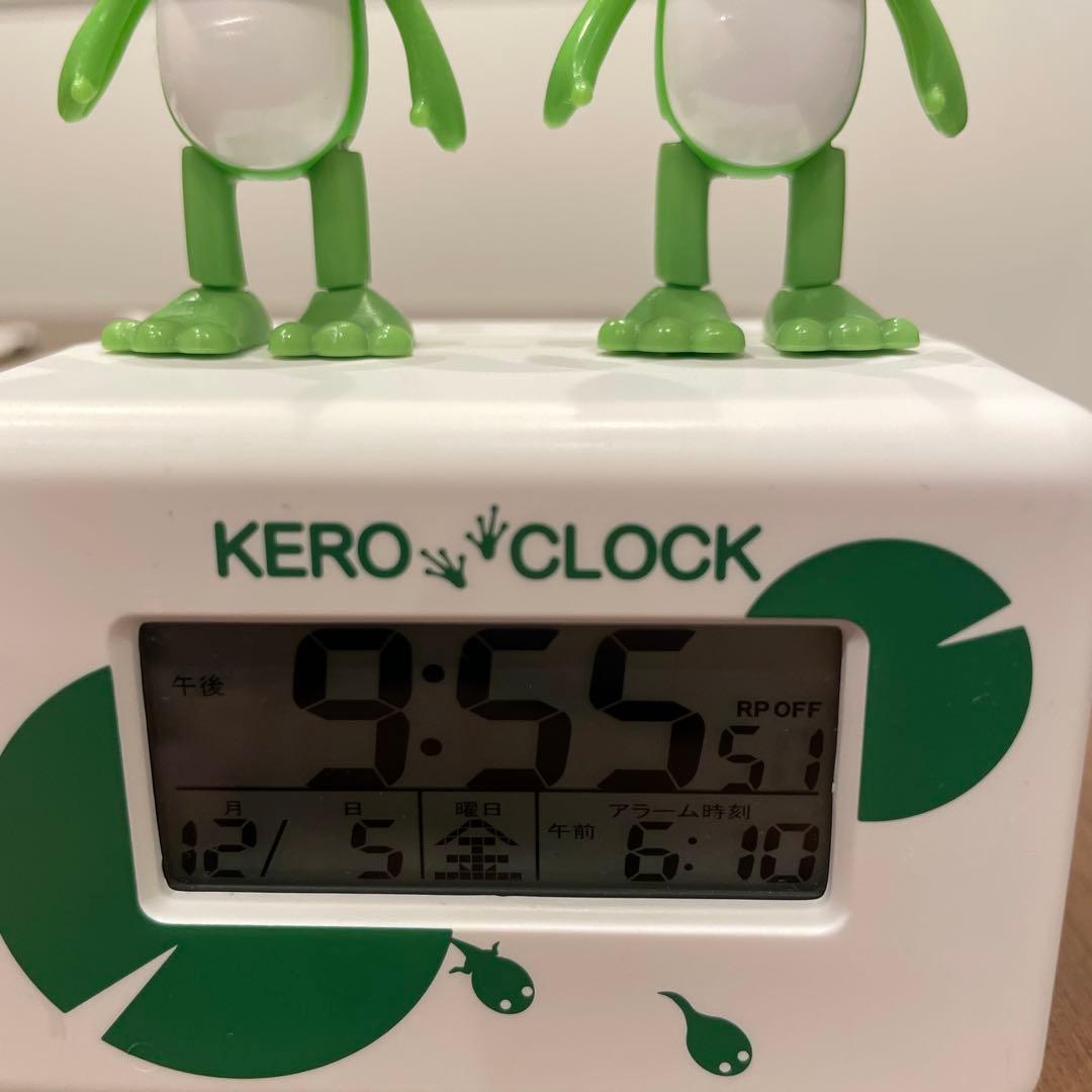 ケロクロック2 カエル時計 フィギュア付き インテリア