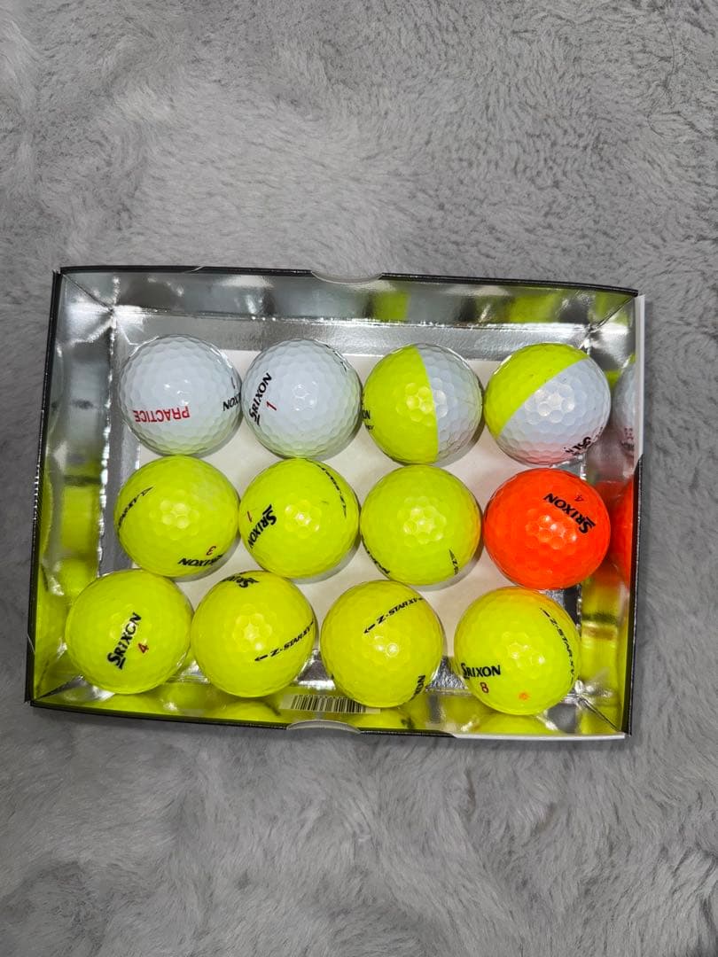 【美品】スリクソン ゼットスターXVロストボール72球