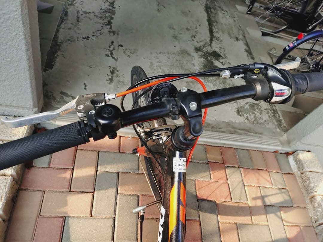 RIDE ジュニアスポーツ自転車 黒・赤