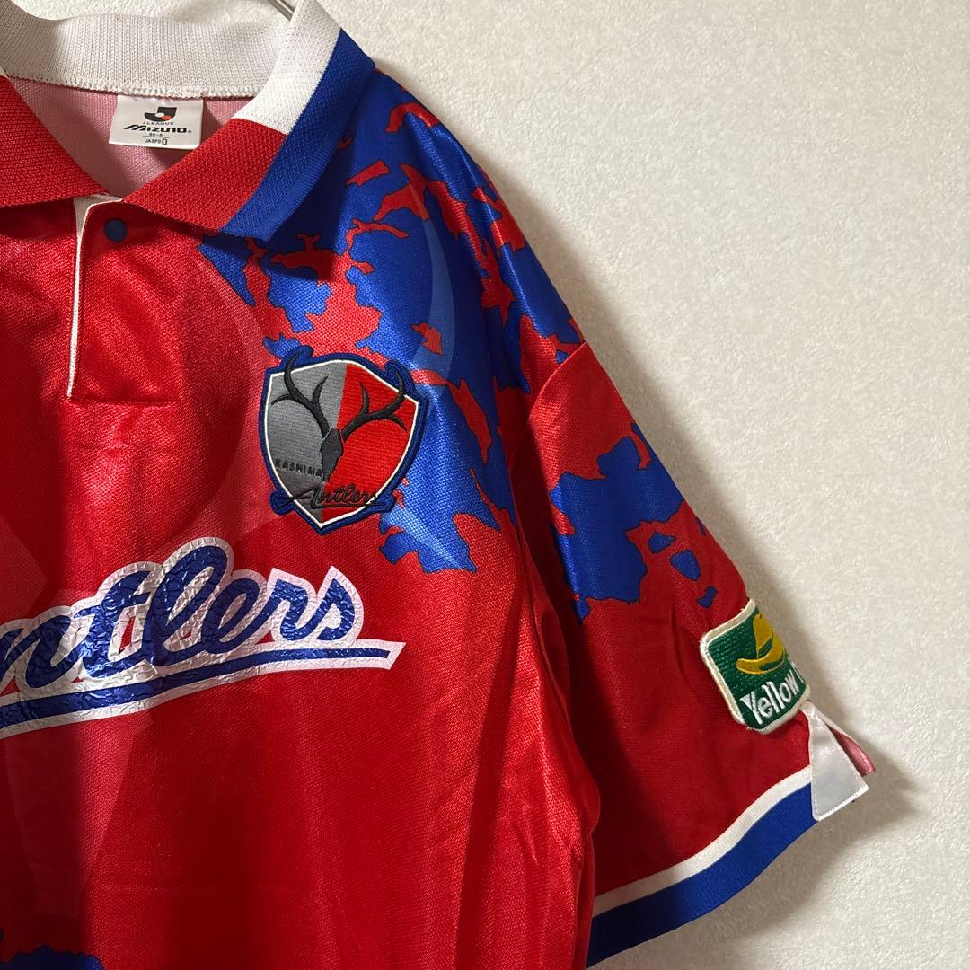 90s 鹿島アントラーズ　ユニフォーム　旧デザイン　当時物　サッカー　レトロ