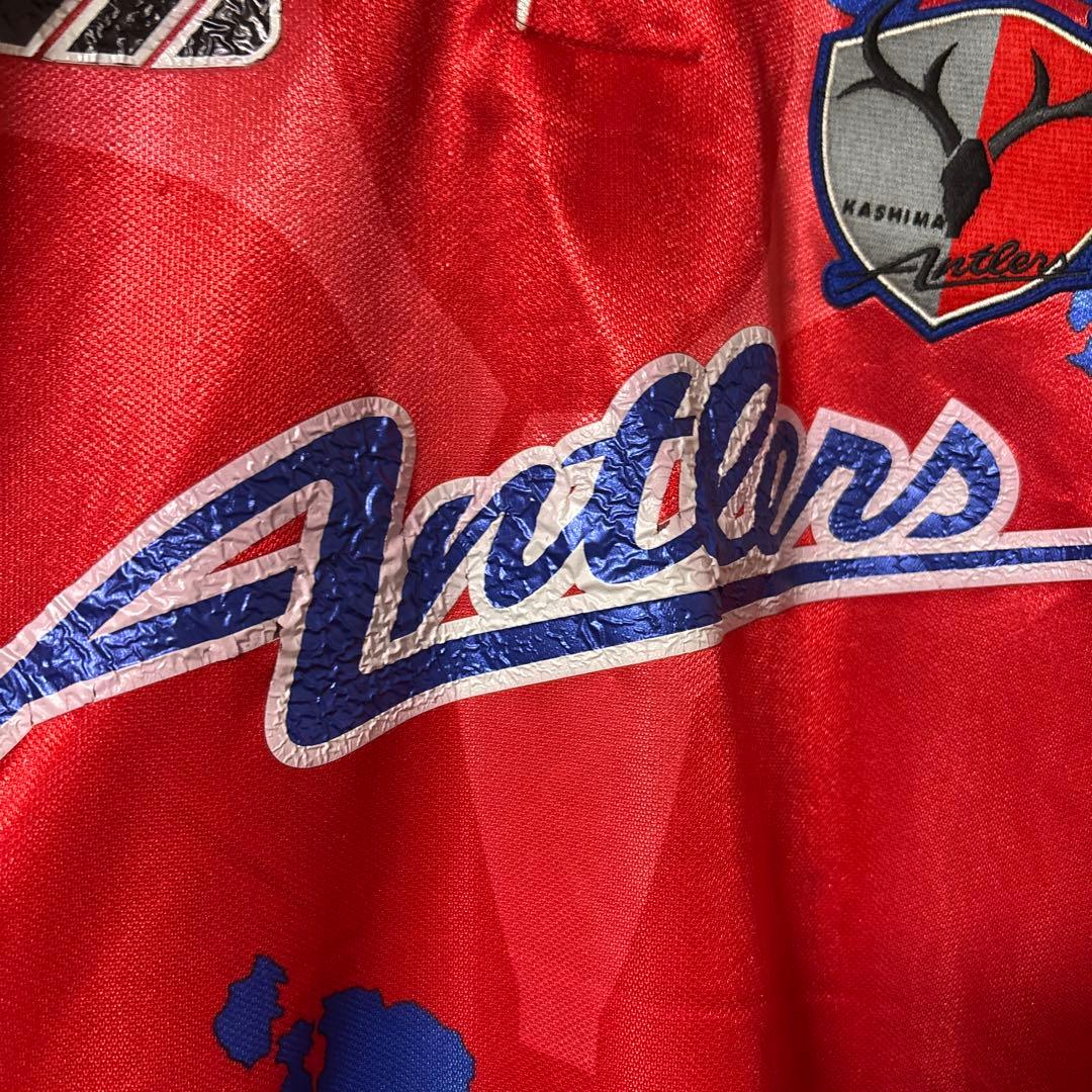 90s 鹿島アントラーズ　ユニフォーム　旧デザイン　当時物　サッカー　レトロ