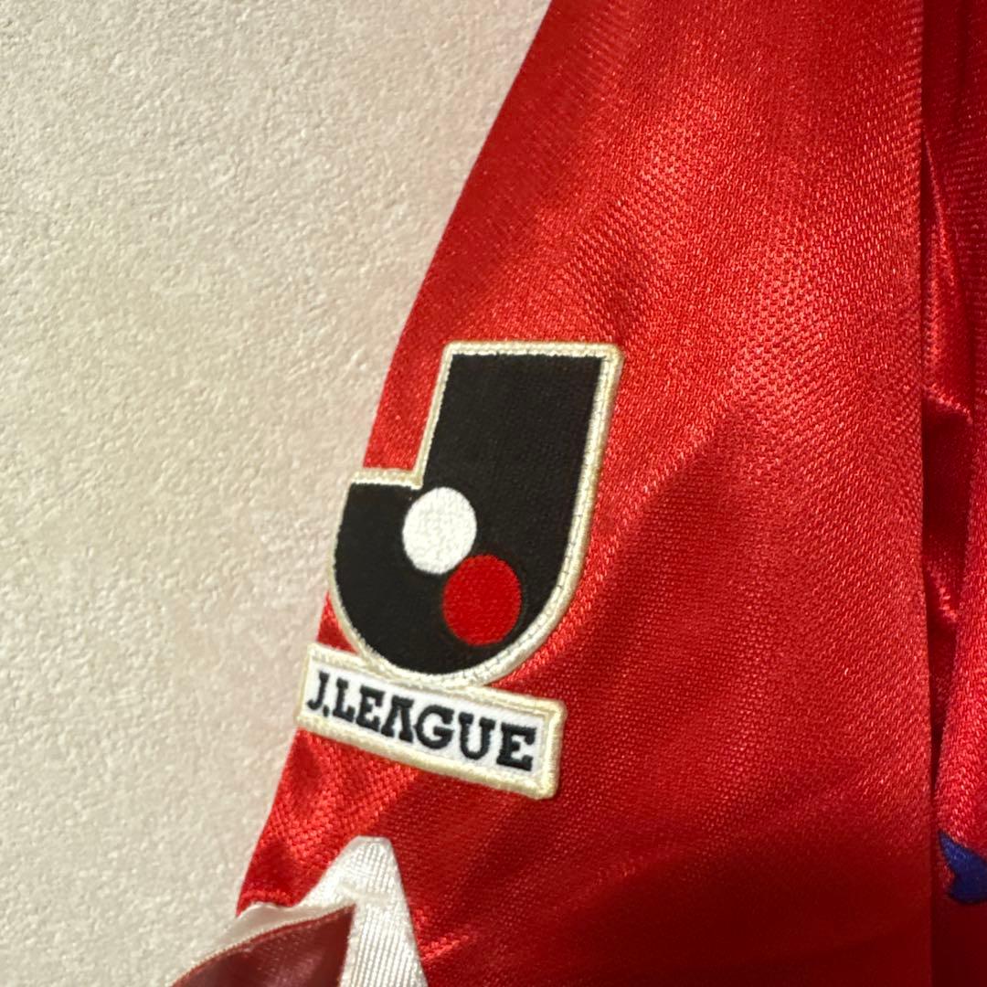 90s 鹿島アントラーズ　ユニフォーム　旧デザイン　当時物　サッカー　レトロ