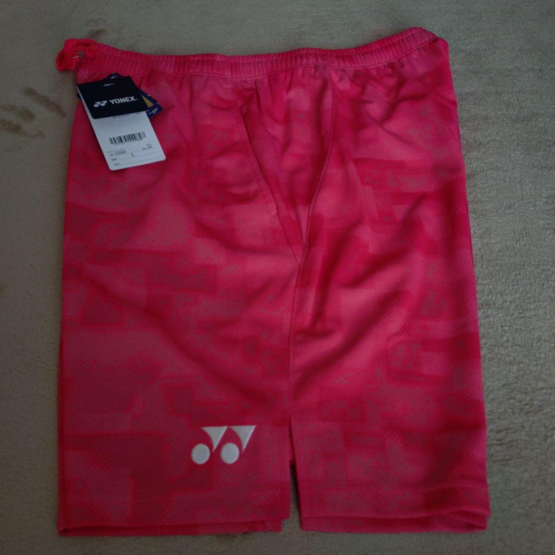 YONEX バドミントン　日本代表　受注限定品　ニットハーフパンツ　Lサイズ