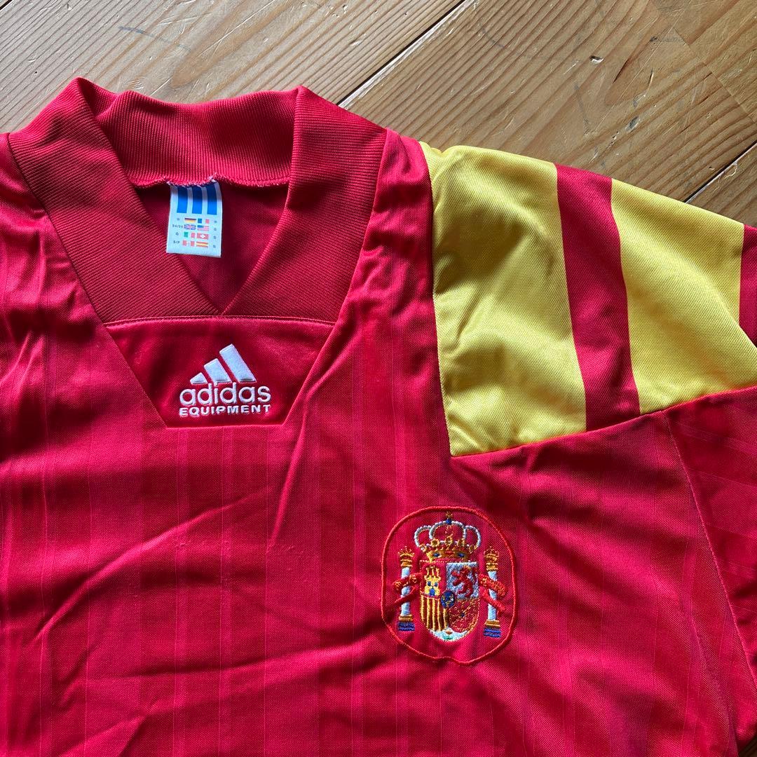 美品　スペイン代表　サッカーユニフォーム　1992 adidas