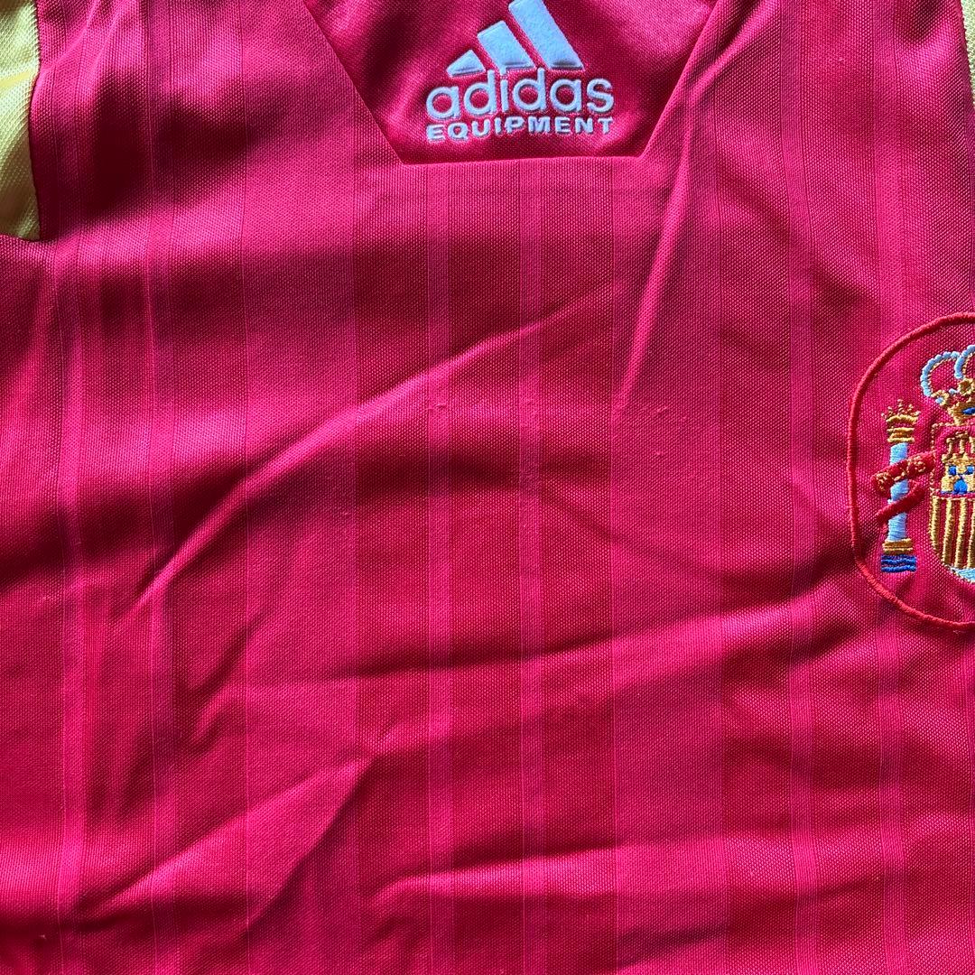 美品　スペイン代表　サッカーユニフォーム　1992 adidas