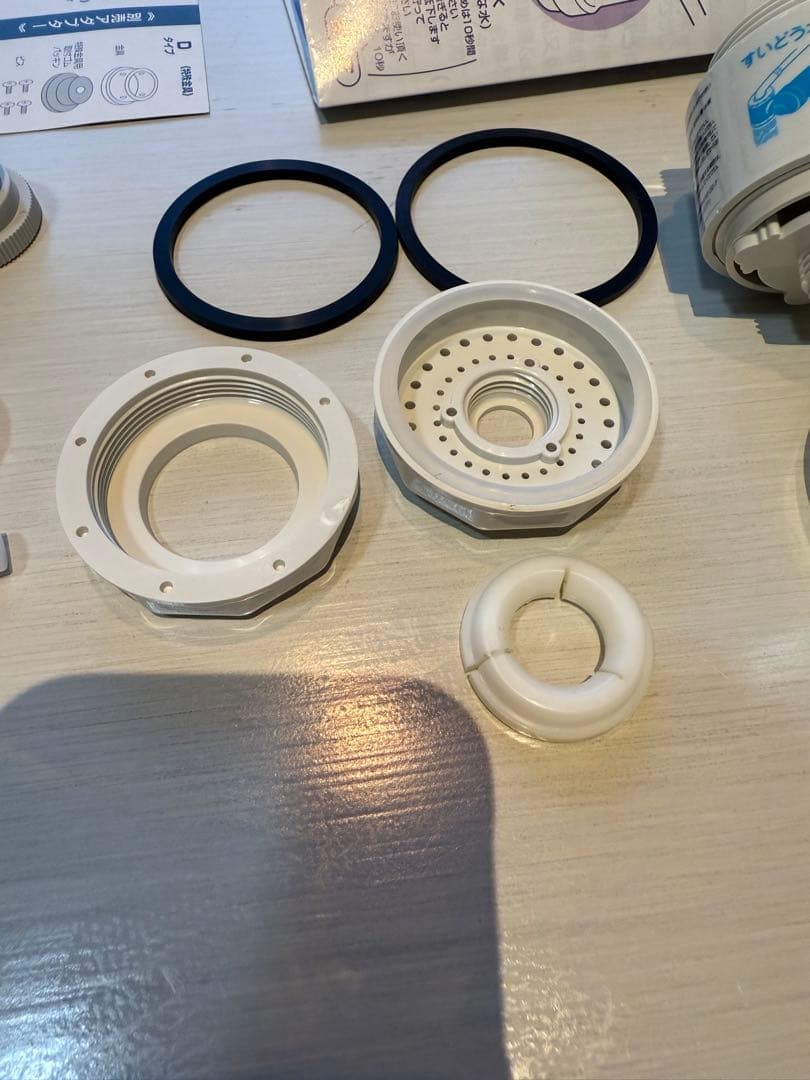 ガイアの水135 蛇口用浄水器 新品カートリッジ付き(画像8枚目)