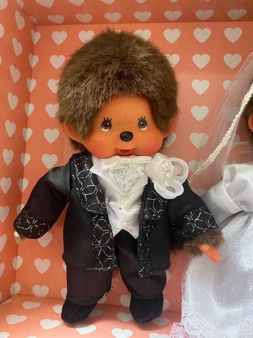 モンチッチ ウエディング Wedding Monchhichi 新郎新婦セット