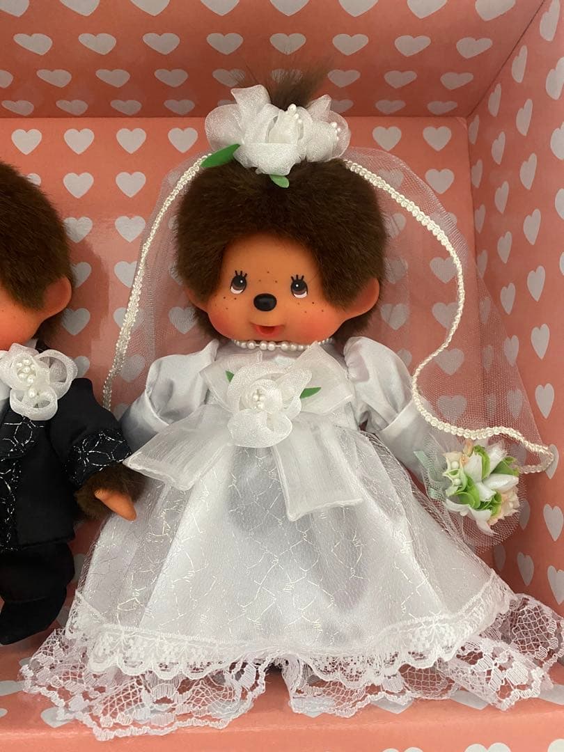 モンチッチ ウエディング Wedding Monchhichi 新郎新婦セット