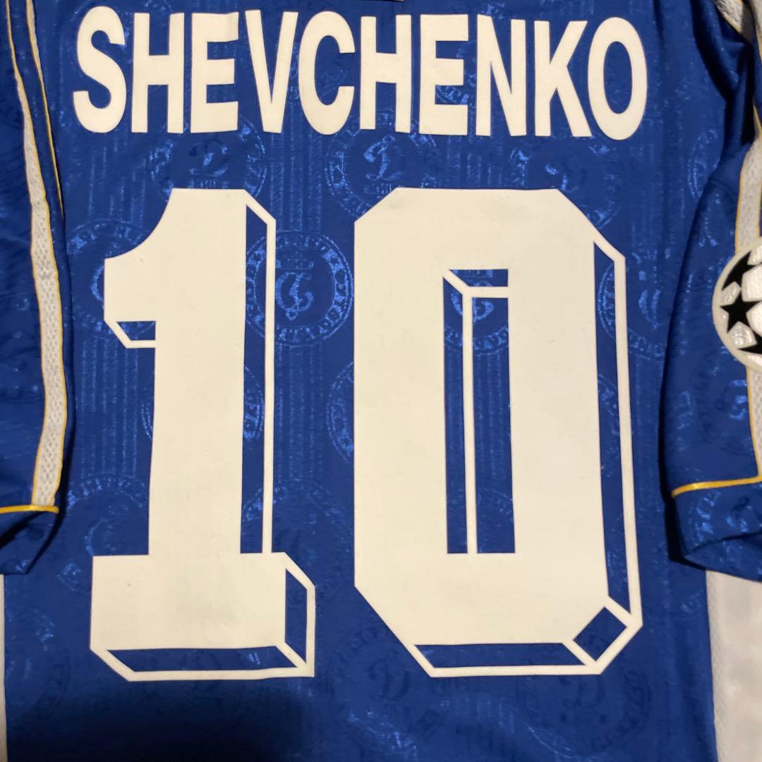 新品タグ付ディナモキエフ シェフチェンコ#10 チャンピオンズリーグ仕様