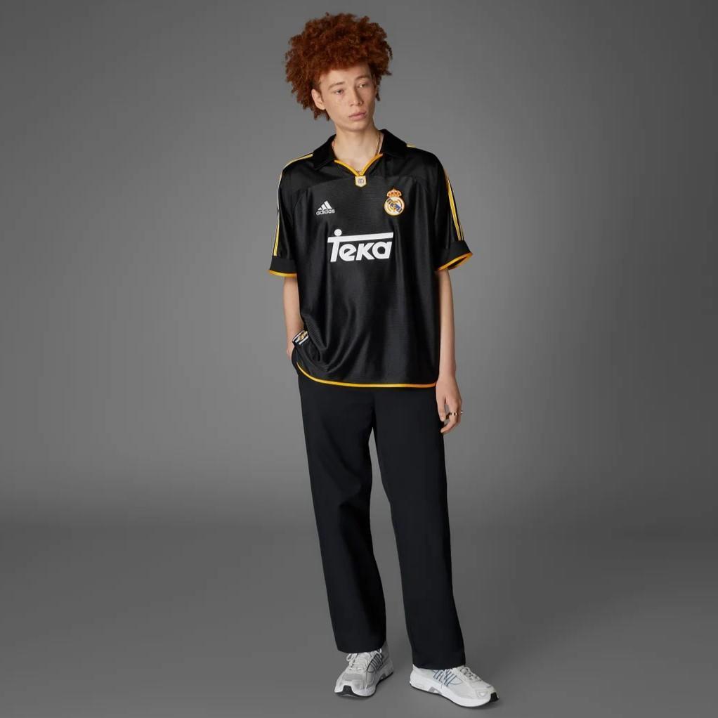 adidas レアルマドリード 99/00 復刻 アウェイ ユニフォーム M 黒