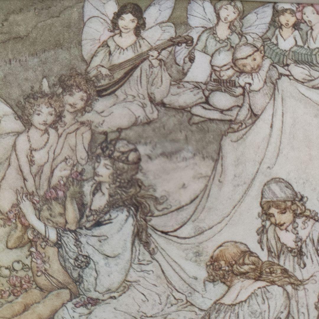 アーサー・ラッカム A. Rackham　銅版画『夏の夜の夢』1908年制作