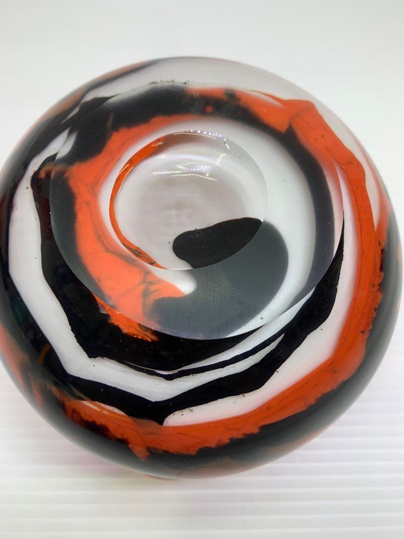 カメイガラス 花瓶 花器 ガラス インテリア フラワーベース ガラス製 レトロ