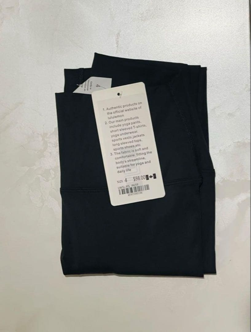 momo　lululemon Align25 レギンス　黒M(6)