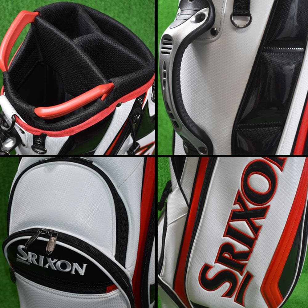 SRIXON/スリクソン ゴルフ キャディバッグ９.５型【ホワイト】美品！