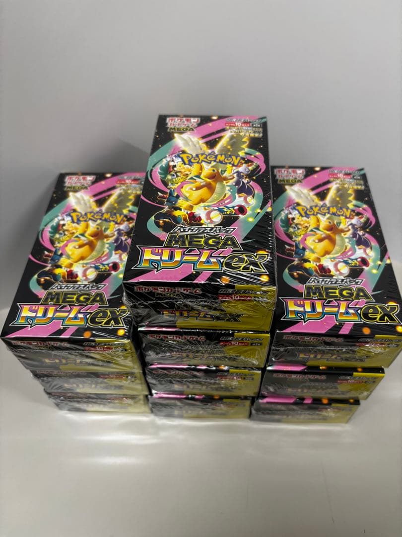 【未開封　シュリンク付き】mega メガドリームex 10box