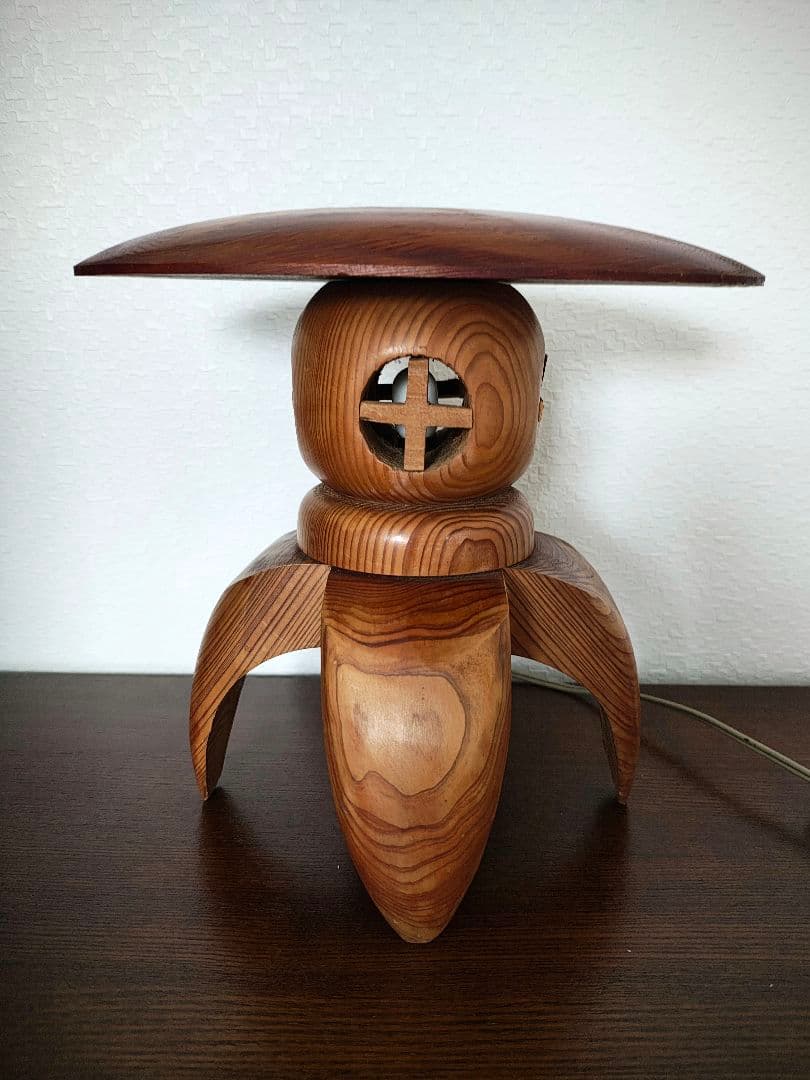 【Sale】屋久杉　灯籠　灯篭　ライト　ランプ　照明　世界遺産　工芸品