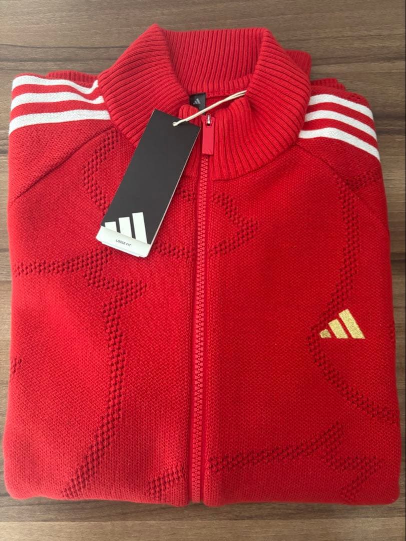 海外限定L Adidas 3 STRIPES ジャケット 干支KE4062